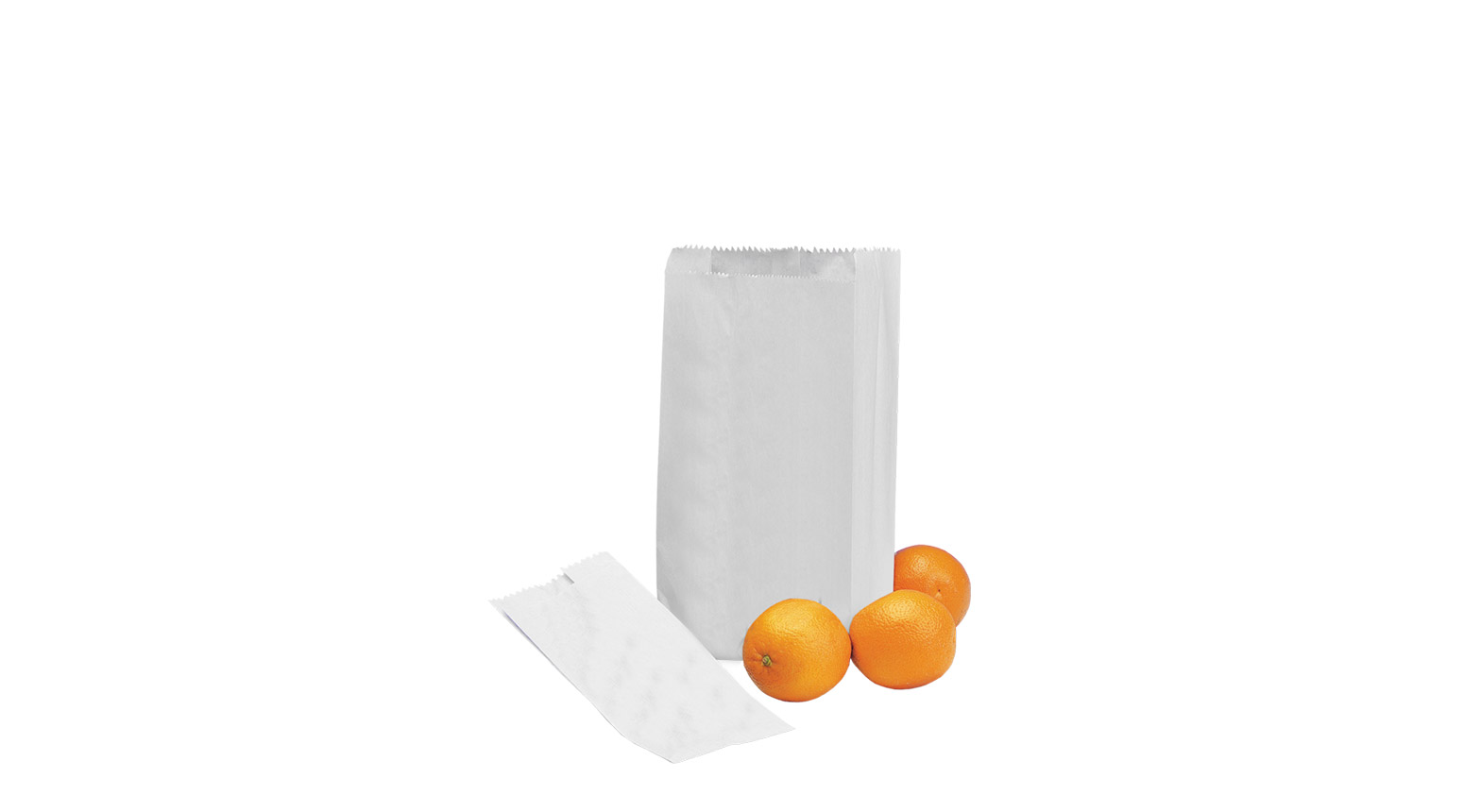 Seitenfaltenbeutel K2 extra stark, 160/100 x 305 mm, Papier weiss, ca. 1'050 Stk. / Karton