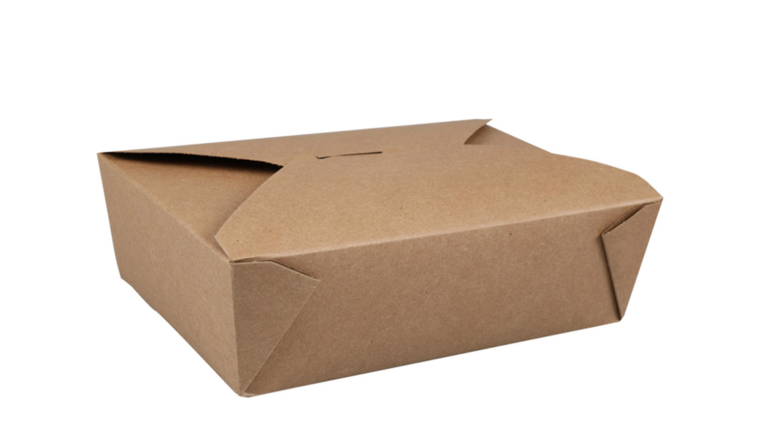 Bio-Pak Menübox 1'980 ml, 216 x 159 x 64 mm, braun