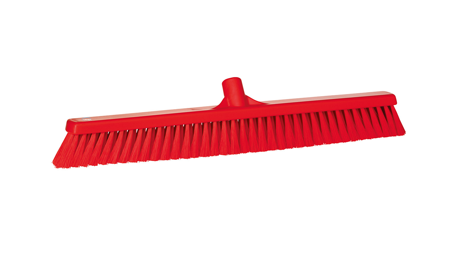 VIKAN Besen, weich, 610 mm, Borstenlänge 58 mm, rot