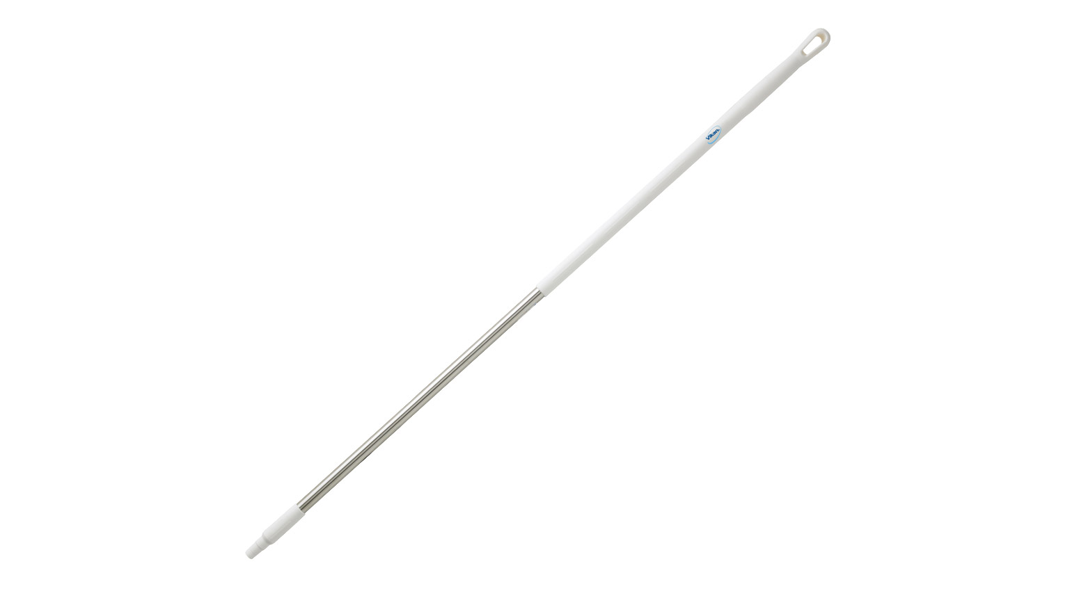 VIKAN Ergonomischer Edelstahlstiel, 1510 mm, Ø 31 mm, weiss