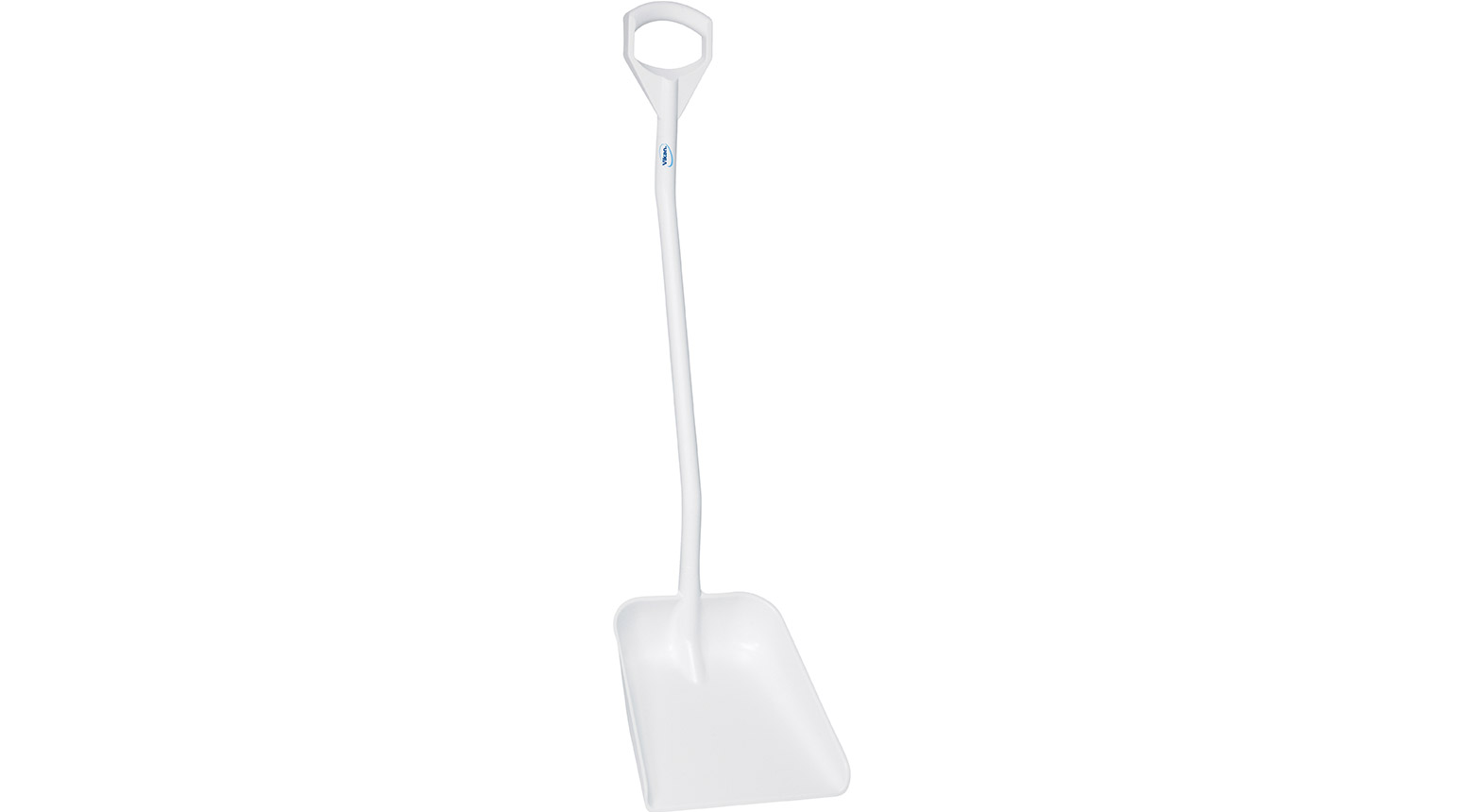 VIKAN Ergonomische Schaufel, 380 x 340 x 90 mm, 1310 mm, weiss