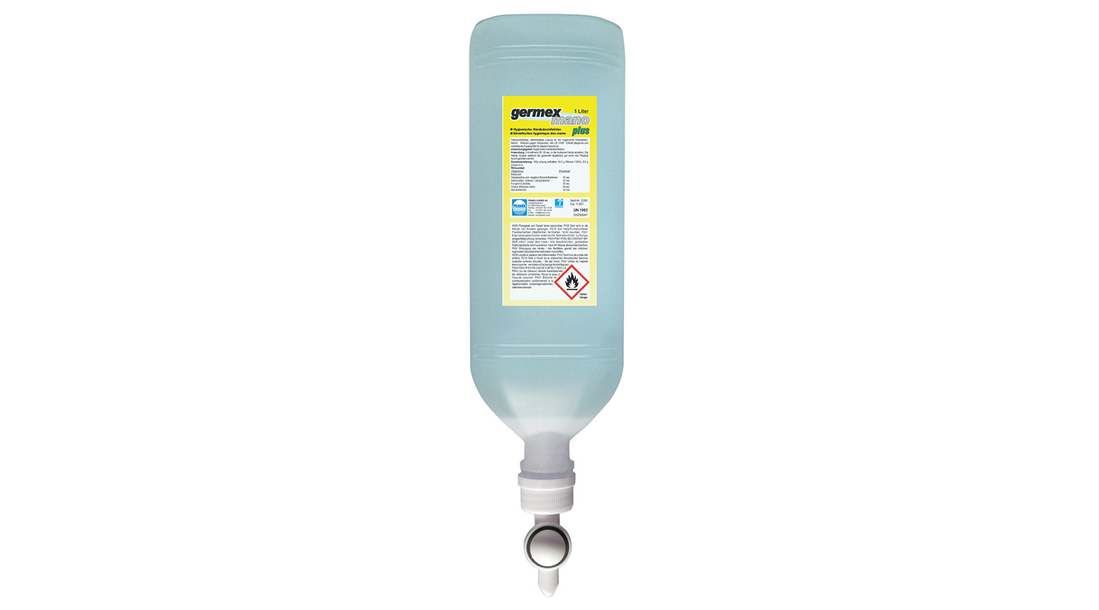 Germex mano plus in Schwedenflasche