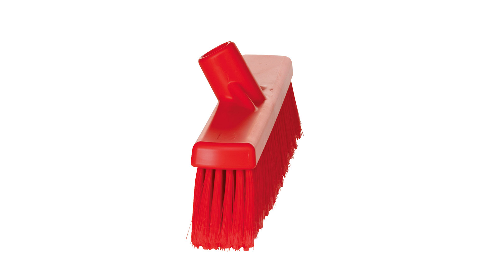VIKAN Besen, weich/gesplisst, 410 mm, Borstenlänge 58 mm, rot