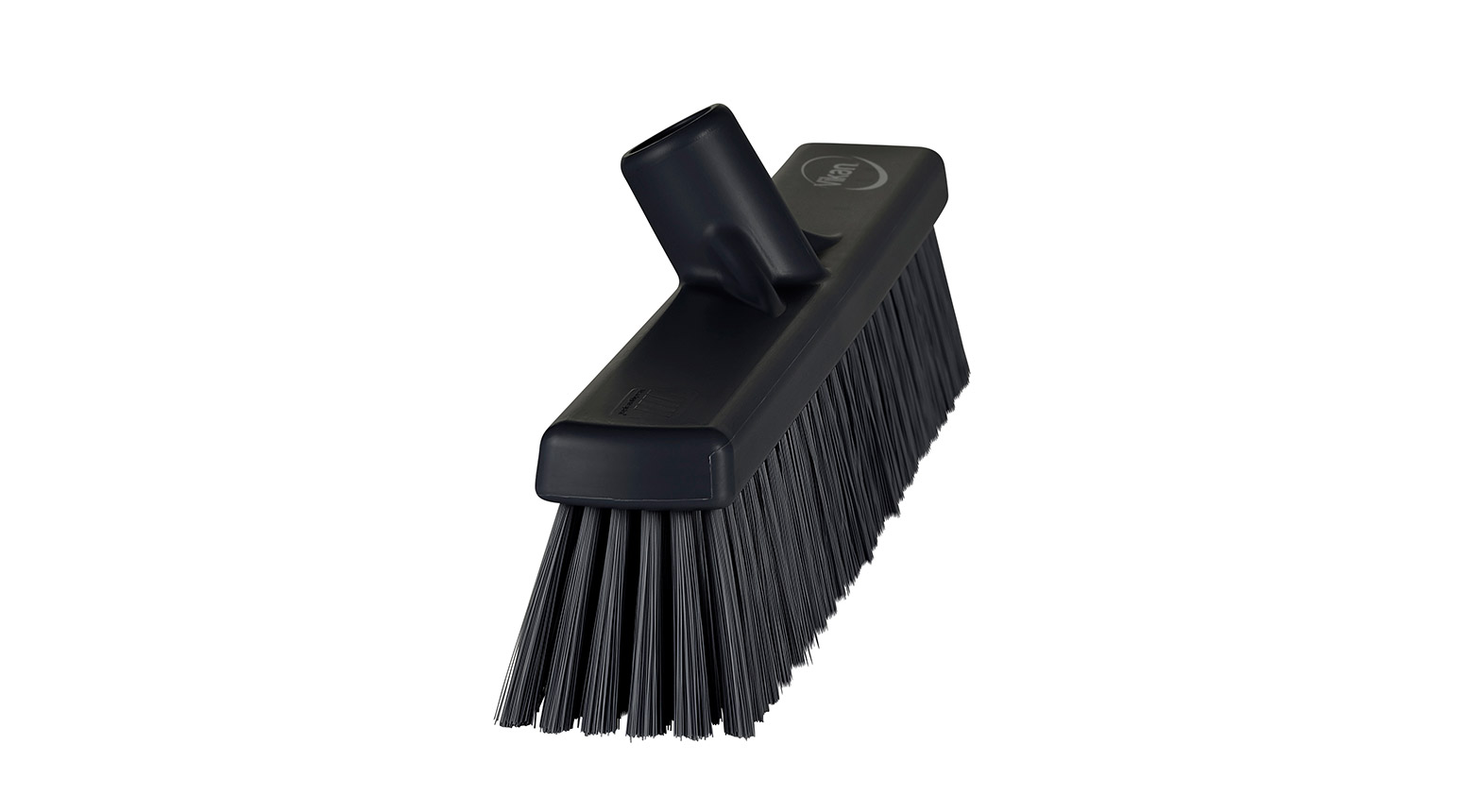 VIKAN Besen, weich, 410 mm, Borstenlänge 58 mm, schwarz