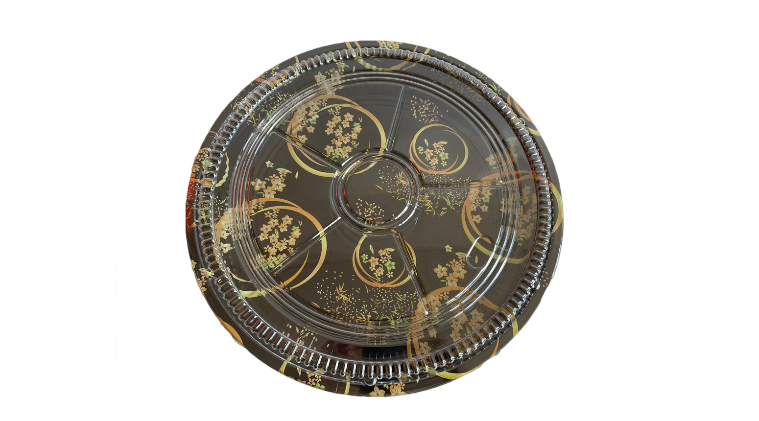 Sushibox "Print", Ø 376 x 48 mm, PS