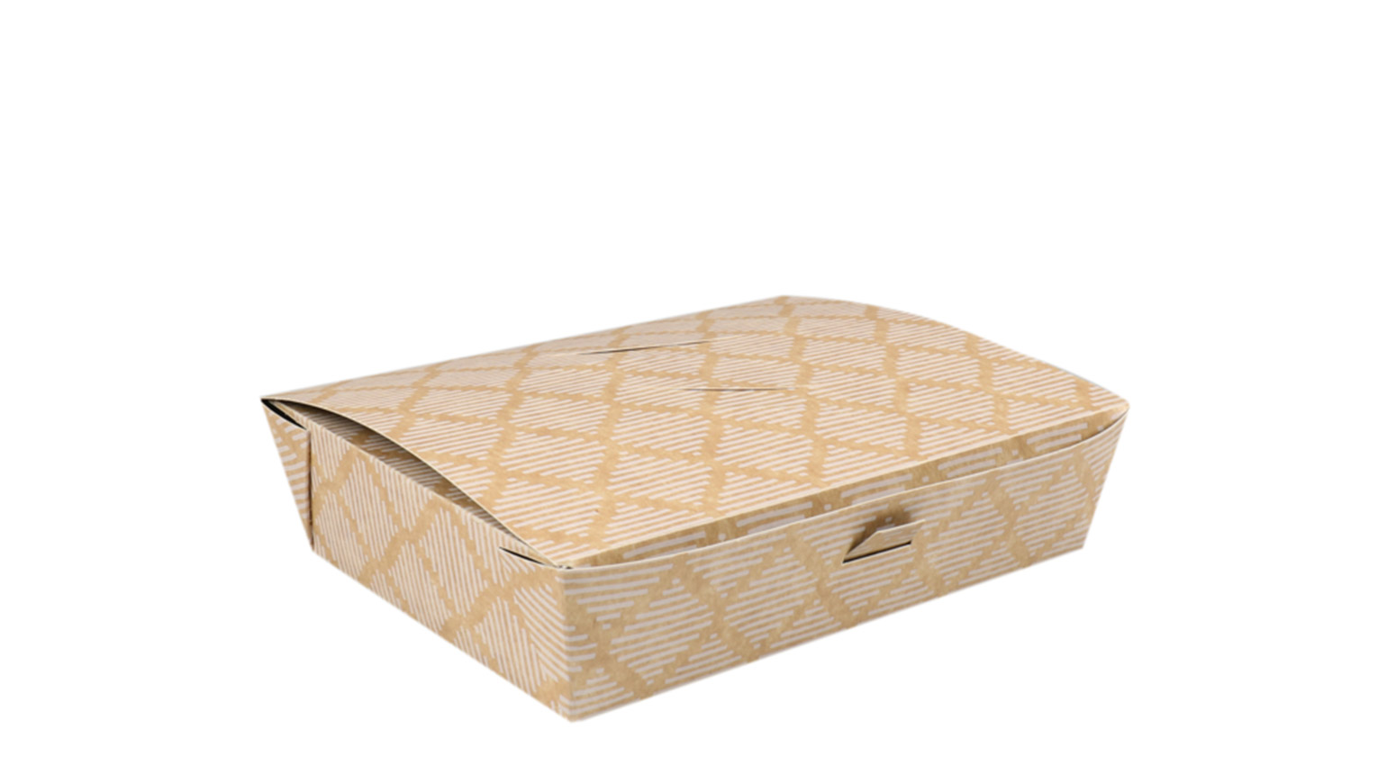 Sushibox mit Klappdeckel, 190 x 145 x 50 mm, weiss