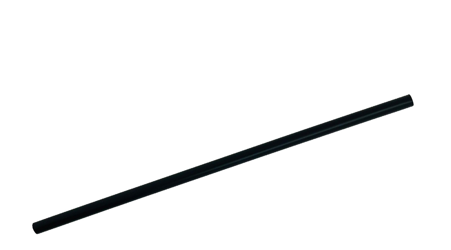 Trinkhalm "Jumbo", Ø 8 x 210 mm , PS, schwarz