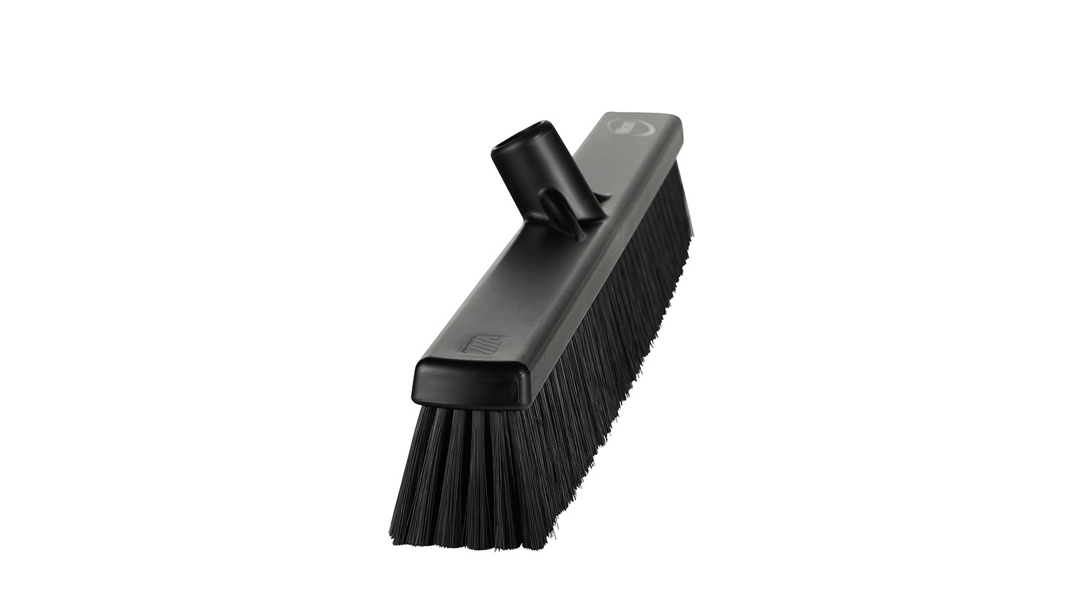 VIKAN Besen, weich, 610 mm, Borstenlänge 58 mm, schwarz