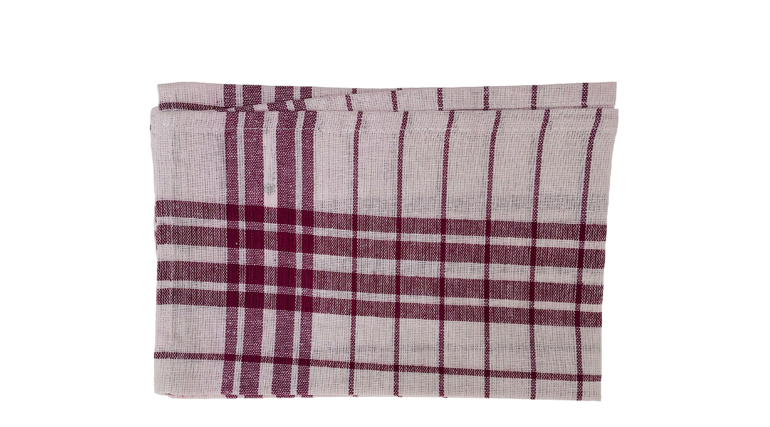 Geschirrtuch Dessin 1221 rot/weiss, 50 x 70 cm, 100% Baumwolle