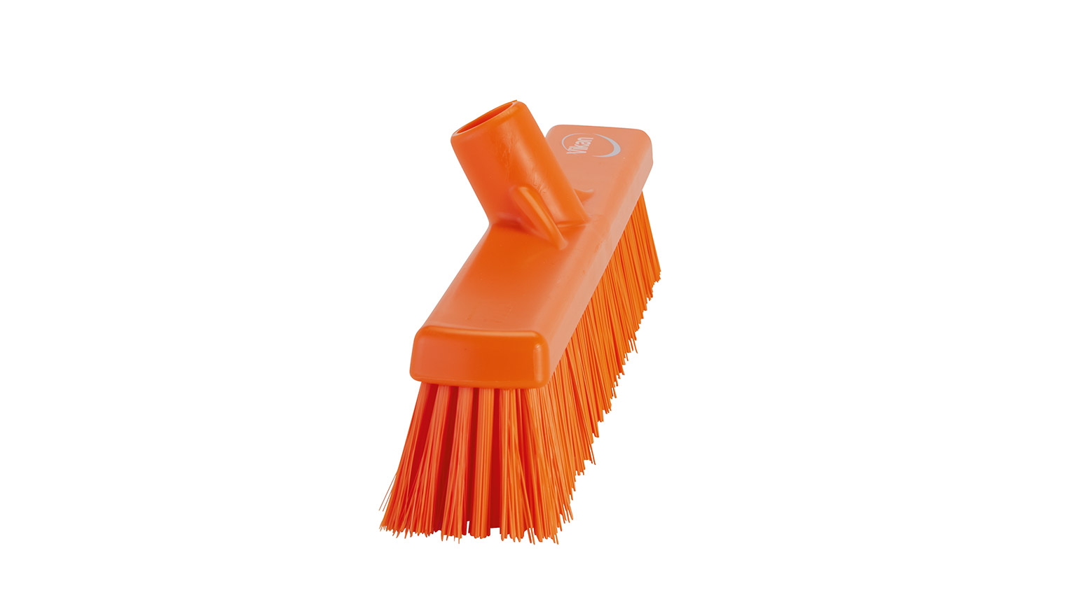 VIKAN Besen, weich/hart, 410 mm, Borstenlänge 58 mm, orange