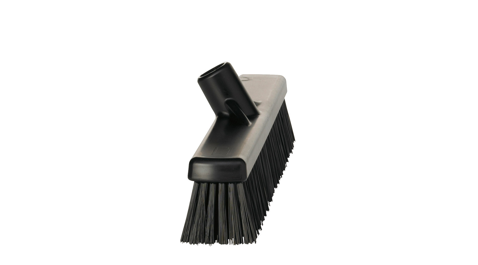 VIKAN Besen, weich/hart, 410 mm, Borstenlänge 58 mm, schwarz