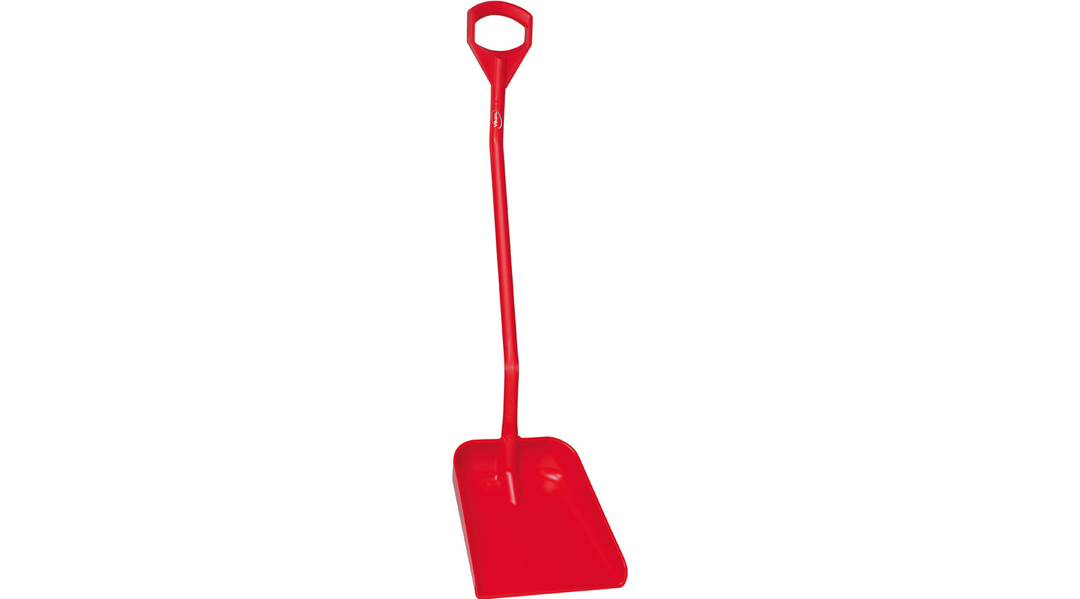 VIKAN Ergonomische Schaufel, 380 x 340 x 90 mm, 1310 mm, rot
